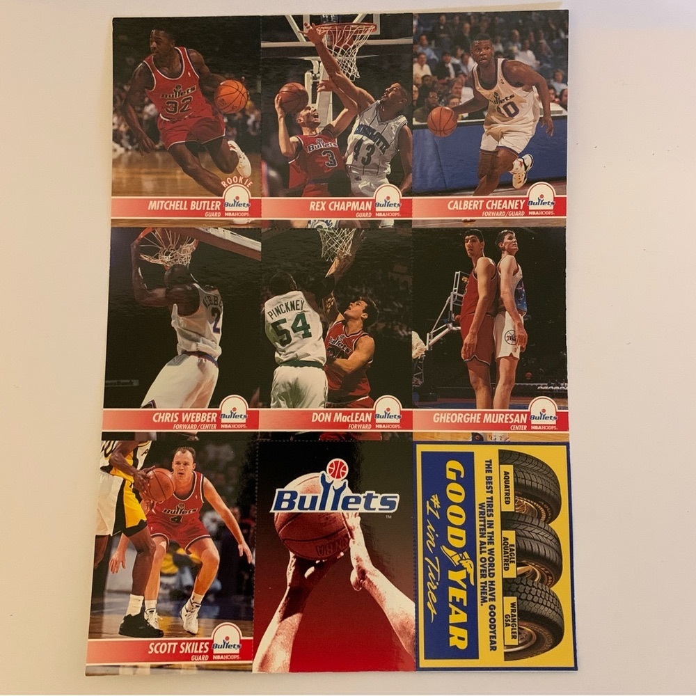 WASHINGTON BULLETS VINTAGE BASKETBALL CARD